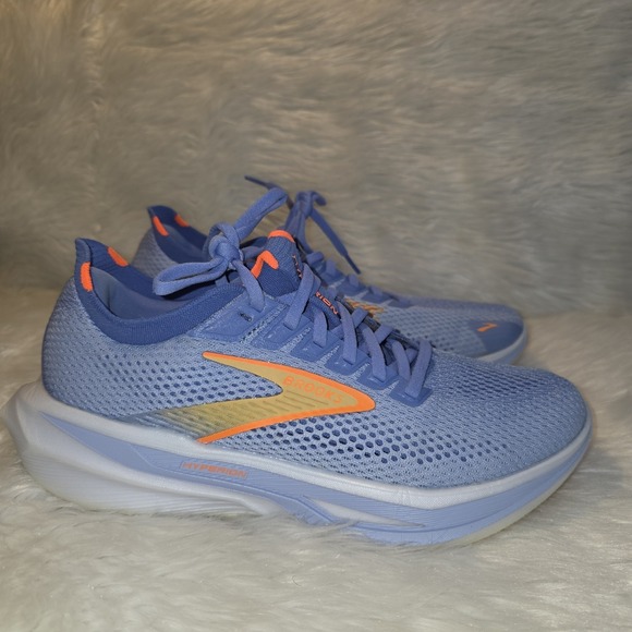 Brooks Shoes - Brooks Hyperion Max Womens 9.5 B Blue Orange Running Shoes Sneakers 1204531B426